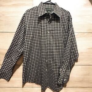 Lauren Ralph Lauren Classic Fit Plaid Dress Shirt/ 17.5‎ (neck) x 34/35 (sleeve)